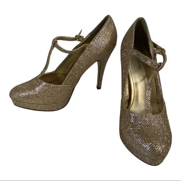 Call it Spring Sparkly Platform Pump - Picture 3 of 14